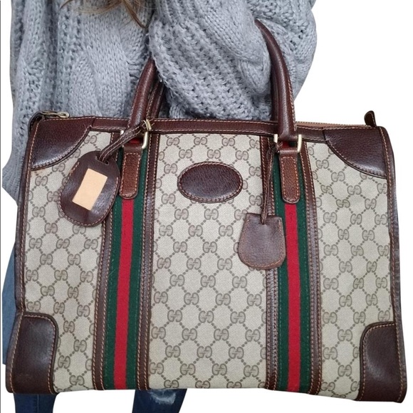 Gucci Handbags - Vintage Gucci Weekend Bag